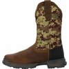 Durango Ranger XP Steel Toe Waterproof Western Work Boot, DARK BROWN GREEN DIGI CAMO, W, Size 10 DDB0457